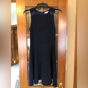 Charming Charlie Navy Sleeveless Stretchy Dress